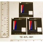 Johnson Controls, Inc. TE-67L-601 LABEL REPLACEMENT KIT DEG C