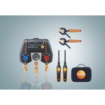 Testo, Inc. 0564 5550 01 testo 550i Smart Kit - App operated Manifold with wireless temperature probes and thermohygrometers 