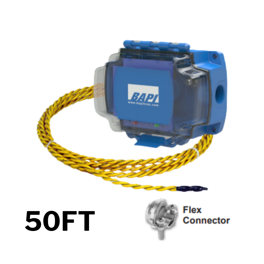 Building Automation Products, Inc. (BAPI) BA/LDT4-RR50-BB-GFF Water Leak Detector in a BAPI-Box