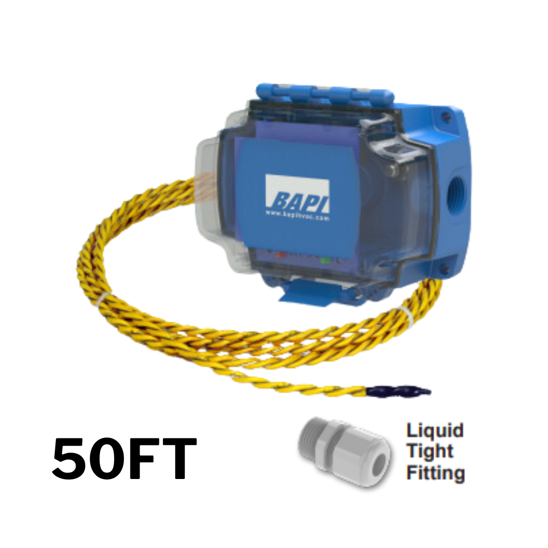 Building Automation Products, Inc. (BAPI) BA/LDT4-RR50-BB-LTF Water Leak Detector in a BAPI-Box