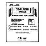 Monti & Associates, Inc. Div. of MA-Line MA-SLG2 Sealgum