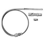 Robertshaw / Uni-Line 1980-036 36" Lead, 25 to 30 mV AC, Copper and Nickel Alloy Element, Thermocouple with Tinnerman Clip