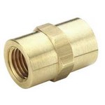 Parker Hannifin Corp. - Brass Division 207P4 1/4 COUPLING (R/S 20-982) **