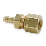 Parker Hannifin Corp. - Brass Division 22CA44 Parker 1/4" barbed compression adaptor 20-893 **