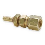 Parker Hannifin Corp. - Brass Division 22CABH44 Parker 1/4&amp;quot; barbed bulkhead fitting 1/4 barb x 1/4 **