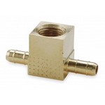 Parker Hannifin Corp. - Brass Division 237-4-2 Parker 1/4x1/4x1/8branch tee barbed 20-904 **