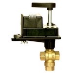 Honeywell, Inc. VB3AABB 1/2 inch Three-way Actuated Ball Valve, 1.0 Cv