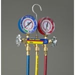 Ritchie Engineering Co., Inc. / YELLOW JACKET 42004 Yellow Jacket manifold w/gauges and 5' hoses R22/R404A/R410A