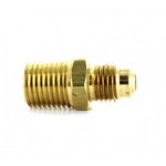 Parker Hannifin Corp. - Brass Division 48F-4-4 MALE CONNECTOR 1/4 X 1/4 **