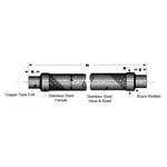 Monti & Associates, Inc. Div. of MA-Line 2020FS Stainless Steel Vibration Eliminator for 2-1/8" OD x 2" NOM