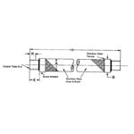 Monti & Associates, Inc. Div. of MA-Line 6464FS Anaconda® Stainless Steel Vibration Eliminators wi