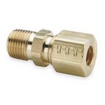 Parker Hannifin Corp. - Brass Division 68C-4-6 1/4^ COMP X 3/8^ MPT ADAPTER **