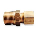 Parker Hannifin Corp. - Brass Division 68C-8-6 CONNECTOR MALE 1/2^ CMP BY 3/8^ **