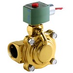 ASCO Power Technologies 8220G1 3/8" x 5/8" Pilot Operated Hot Water Valve, Normally Closed
