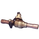 Emerson Climate Technologies/Alco Controls ABV17A Emerson Climate (Alco) 2-1/8" ODF ball valve with access valve 062121