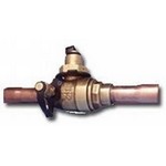 Emerson Climate Technologies/Alco Controls ABV4A Emerson Climate (Alco) 1/2" ODF ball valve with access valve 062115