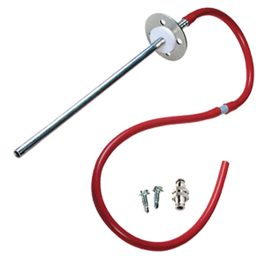 Building Automation Products, Inc. (BAPI) ZPS-ACC07 Duct Static Pressure Probes and Probe Assemblies - 6" Aluminum Probe w/ 