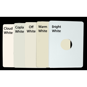 Building Automation Products, Inc. (BAPI) BA/ADP-525-7-CDW Adaptor Plates for Wall Sensors - 5.25" x 7”, Cloud White