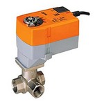 Belimo Aircontrols (USA), Inc. B309B+TFRB120 CCV,0.5",3 Way,0.8 Cv,w/ Spring Return,100-240V,On/Off