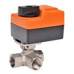 Belimo Aircontrols (USA), Inc. B309+TR24-SR-T US CCV,0.5",3 Way,0.8 Cv,w/ Non-Spring,24V,Modulating