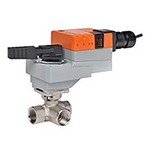 Belimo Aircontrols (USA), Inc. B316+LRB24-SR CCV,0.5",3 Way,16 Cv,w/ Non-Spring,24V,Modulating