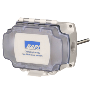 Building Automation Products, Inc. (BAPI) BA/WT-D-4" Wireless Duct Temperature Transmitter, 418 MHz - 4" Probe Length