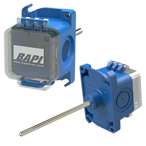 Building Automation Products, Inc. (BAPI) BA/T1K[0 TO 100C]-I-4"-BBX Immersion Temperature Transmitter, Nylon Fitting