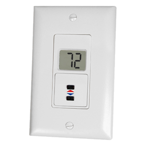 Building Automation Products, Inc. (BAPI) BA/TQF-C-2-A82-N-A-1 Decora - Low Profile Room Temperature Sensor