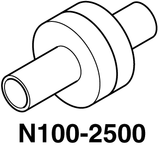 Schneider Electric N100-2500 Inline Check Valve, Will Operate on 1/4 psi Differential (Order in Multiples F 10) List Price N
