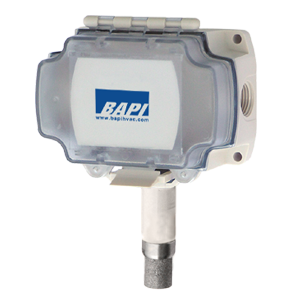 Building Automation Products, Inc. (BAPI) BA/T1K[-18 TO 38C]-H200-O-BB Outside Air Humidity (%RH) Sensor with Temperature Tr