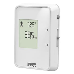 Building Automation Products, Inc. (BAPI) BA/HQC-C-B-1-C82-N-A BAPI-Stat "Quantum" Temperature and Humidity Sensor with Disp