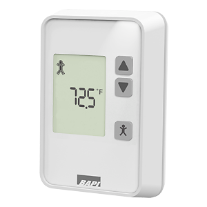 Building Automation Products, Inc. (BAPI) BA/TQF-B-2-C90-N BAPI-Stat "Quantum" Temperature Sensor with Display and Pushbutto