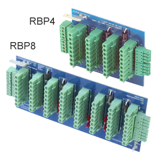 Building Automation Products, Inc. (BAPI) BA/RBP4 RBP - Communications Repeater Backplane, 4 Row or 8 Row - RBP4 with 4 Rows