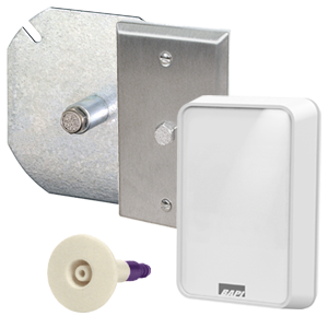 Building Automation Products, Inc. (BAPI) ZPS-ACC05 Room Pressure Pickup Ports - Ceiling Mount Square Plate
