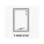 Johnson Controls, Inc. T40003145 Pneumatic T'Stat Cover, White, Vert