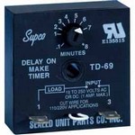 Sealed Unit Parts Company, Inc. (SUPCO) TD69 Time Delay on Make 6s-8min 19-240vac/dc