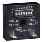 SSAC TDUH3001A Interval Timer, 230VAC, 1-1023 Sec, DIP Switch Selectable Delay, 1 Sec Increments, 8 Pin circ Base, w/LED