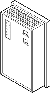 Schneider Electric (Barber Colman) TK-1801 PROPORTIONAL ZERO ENERGY BAND THERMO