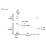 Veris Industries TDDAM10 Temperature Sensor, Duct Mount, Diecast Box, Transmitter, 4-20mA Output, Range: -40 to 50 C (-40 to