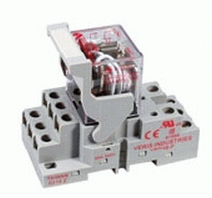 Veris Industries FKIT-VMD3B-F24A SOCKET RELAY KIT W/SOCKET/DIN MOUNT, 1 POS 3PDT, 24 VAC, 10A RESISTIVE, COIL LED, CONTACT F