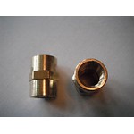 Parker Hannifin Corp. - Brass Division X207P4 HEX PIPE CPLG1/4^