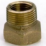 Parker Hannifin Corp. - Brass Division X222P66 3/8FPT X 1/4MPT INVRTD