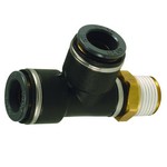 Parker Hannifin Corp. - Brass Division X23164 3/8BARB X 1/4MALE RUN TEE **