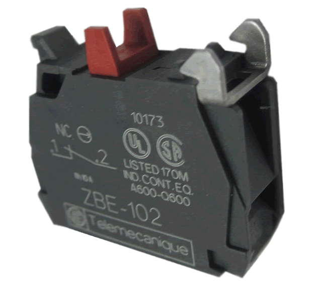 SQUARE D ZBE102 Contact Block; NC